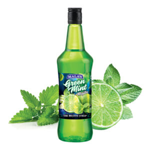 green mint cordial 750ml pet bottle
