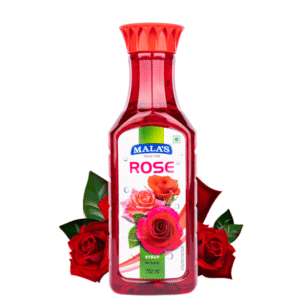 Fruit Syrups & Concentrates rose syrup 750ml pet bottle